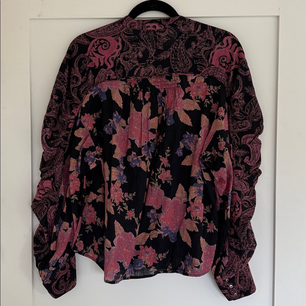 Free People Maraya Cotton Blouse S - Picture 6 of 6